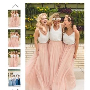 Revelry Skyler Skirt Blush Pink